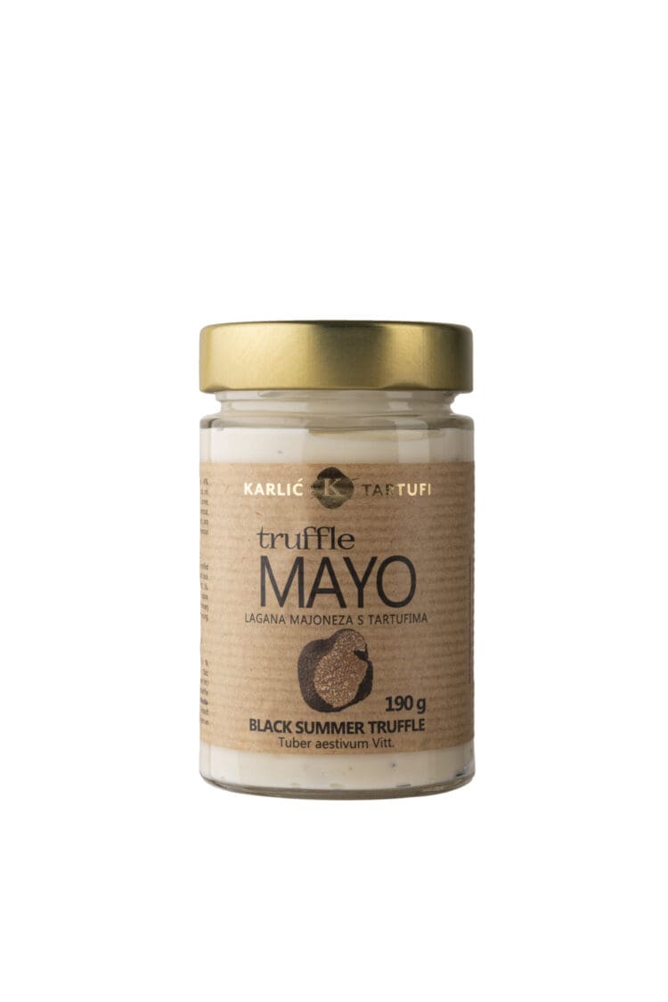 Trüffel Mayonnaise / Mayonnaise mit schwarzem Sommer Trüffel 190g – Bild 3