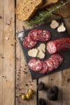 Trüffelsalami Wildschwein | Salami aus Wildschwein mit schwarzem Sommertrüffel ca. 350g – Bild 3