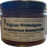 Gourmet und Meer Gold Line  Allgäuer Wild Bolognese  mit Trüffeln 500g