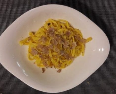 Tagliatelle mit weißem Trüffel